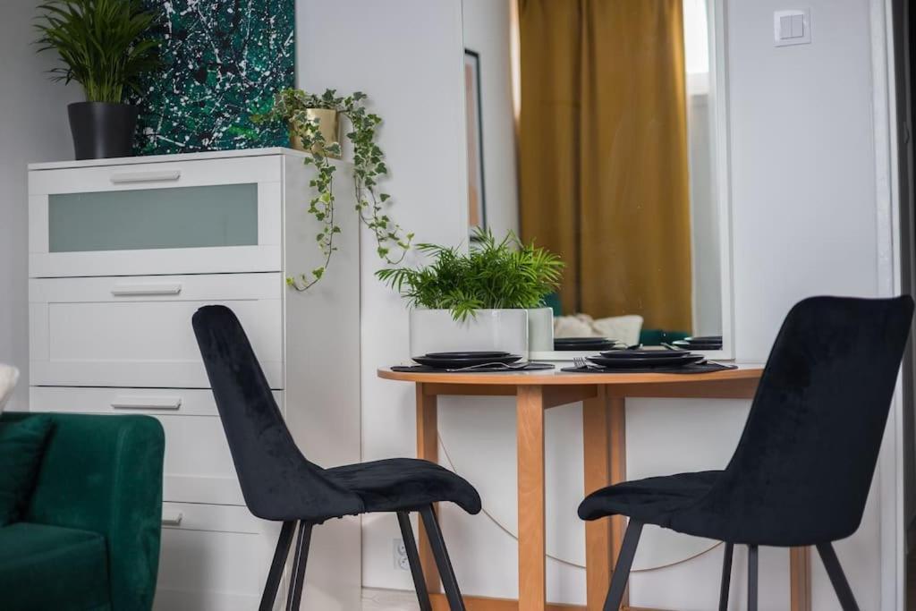 Specious City Center Studio With Park View Warschau Exterior foto